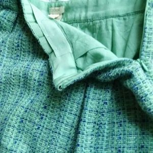 J.Crew Skirt Tweed Mini Pleated Skirt Size 2 New
